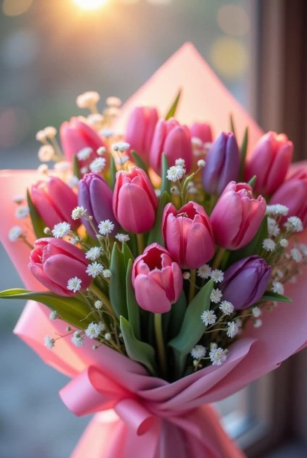 роскошные тюльпаны