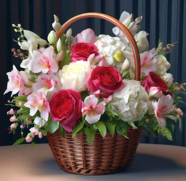 букет корзина