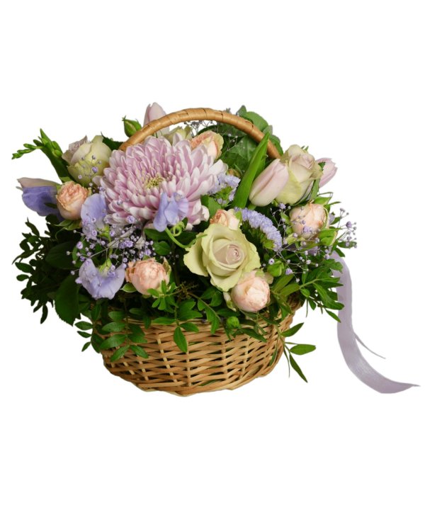 букет в корзинке