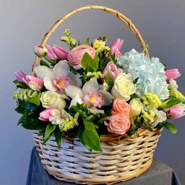 корзина цветов