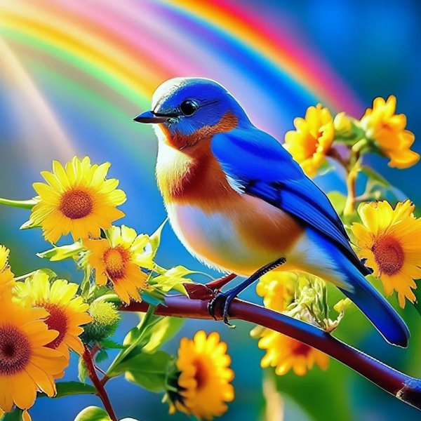 картины птиц