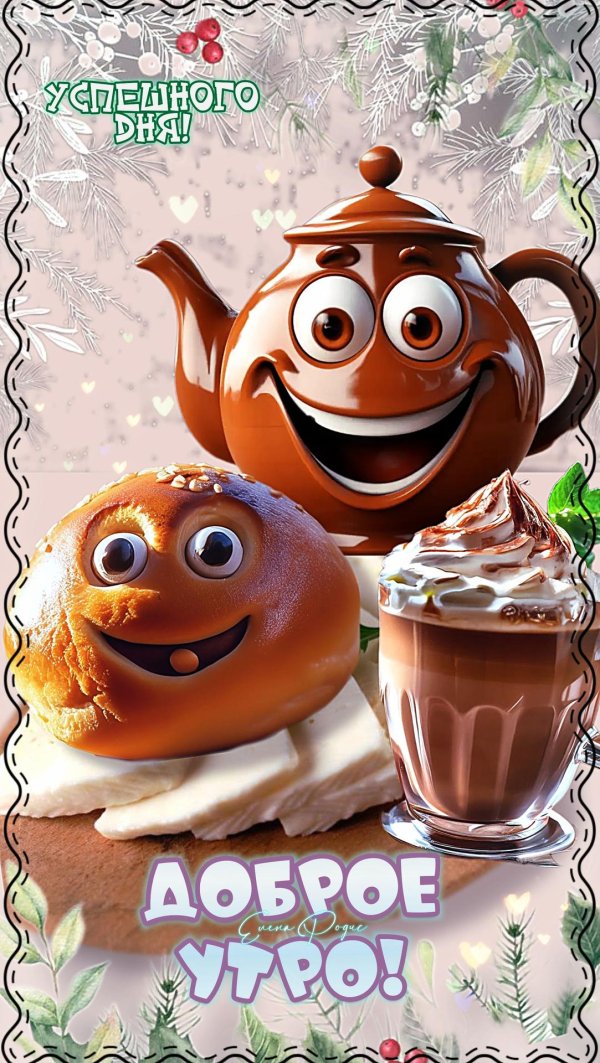 бодрого утра открытки
