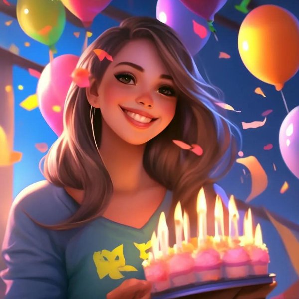 подруге на день рождения открытка