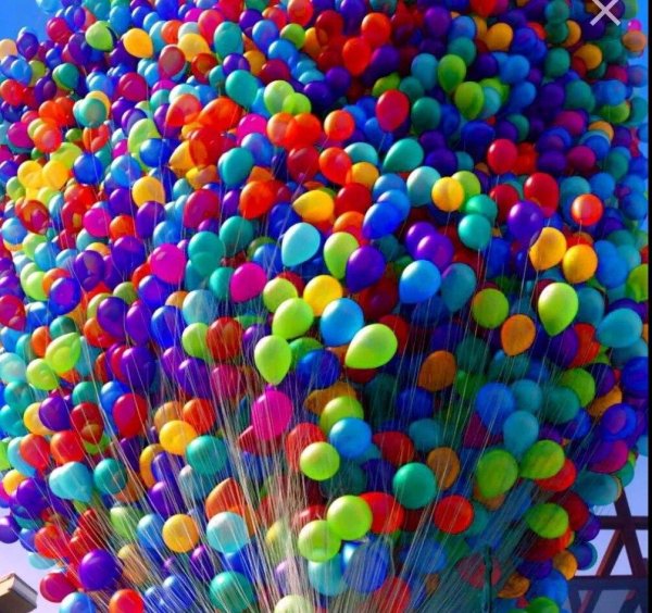 много шаров