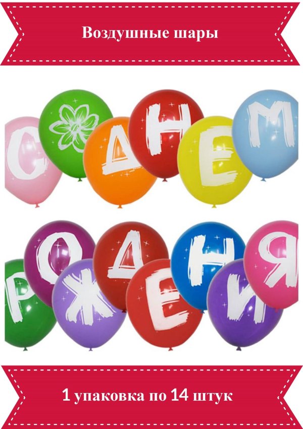 шары день рождения