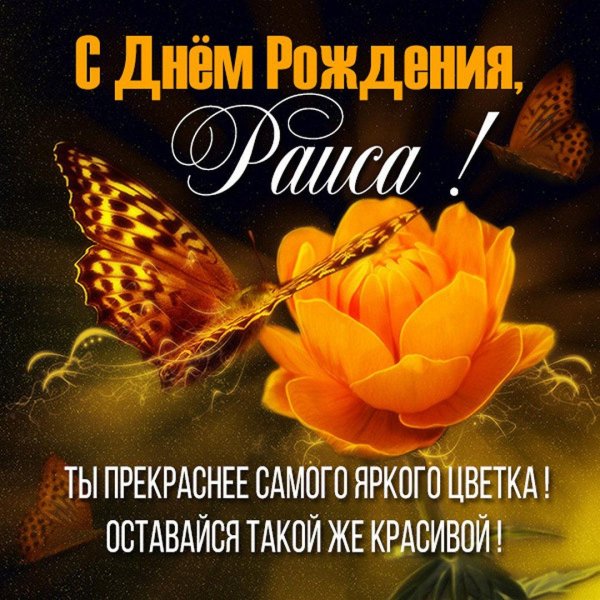 поздравление с днём рождения женщине раисе