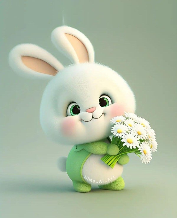 зайчик красивый