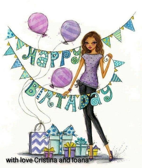 с днем рождения девушке модные