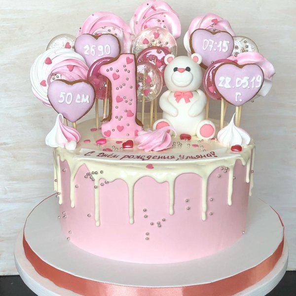 торт девочка