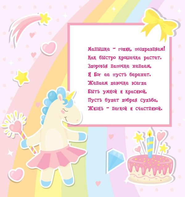 с рождением дочки поздравление