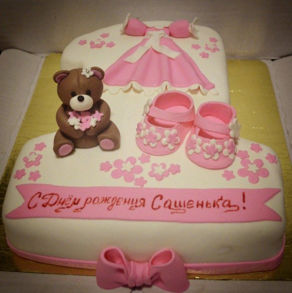 торт на год для девочки