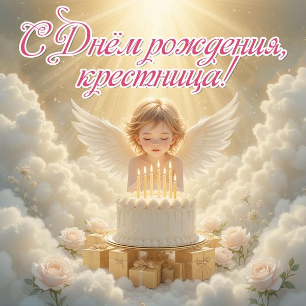 поздравление с рождением крестницы