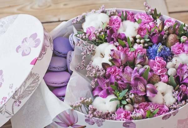 модные букеты