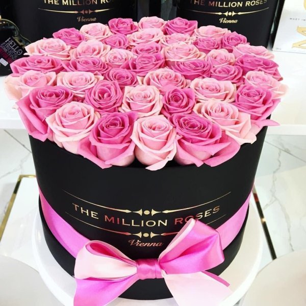 коробка цветов