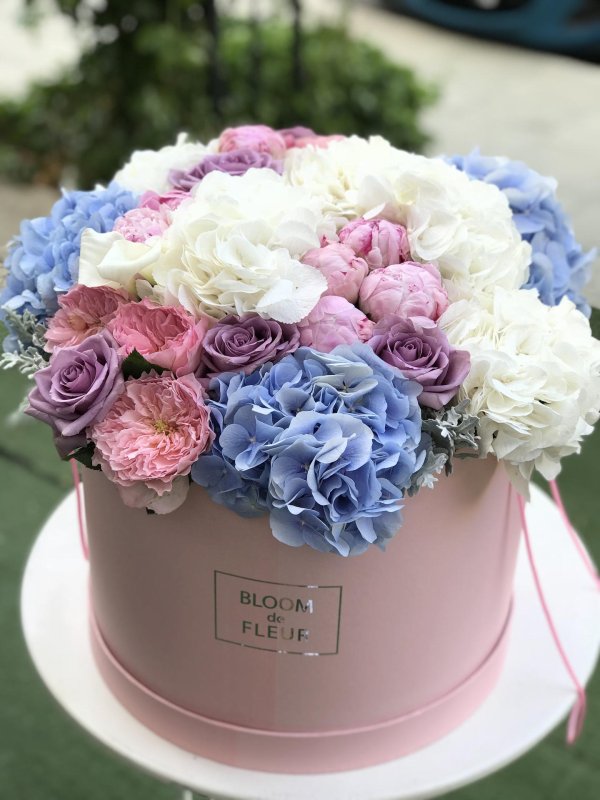 цветы гортензии букет