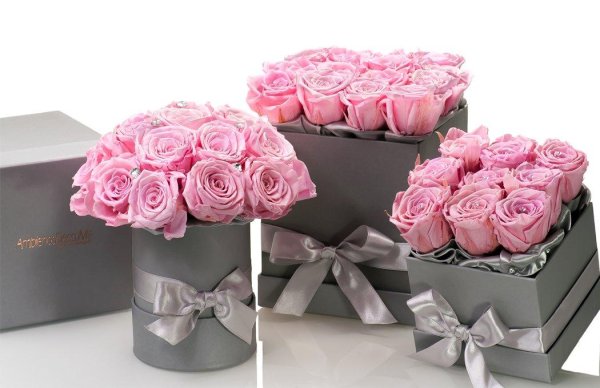 коробка цветов