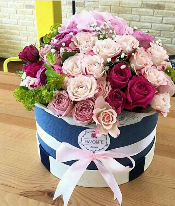 красивые коробки с цветами