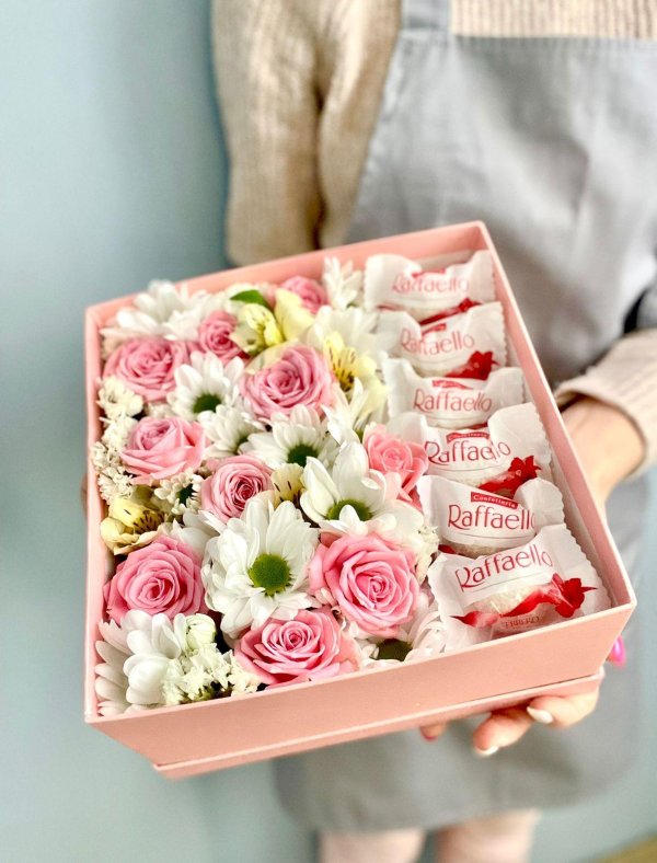 коробочка с цветами