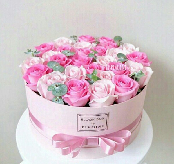 коробка цветов