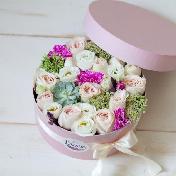 коробочка с цветами