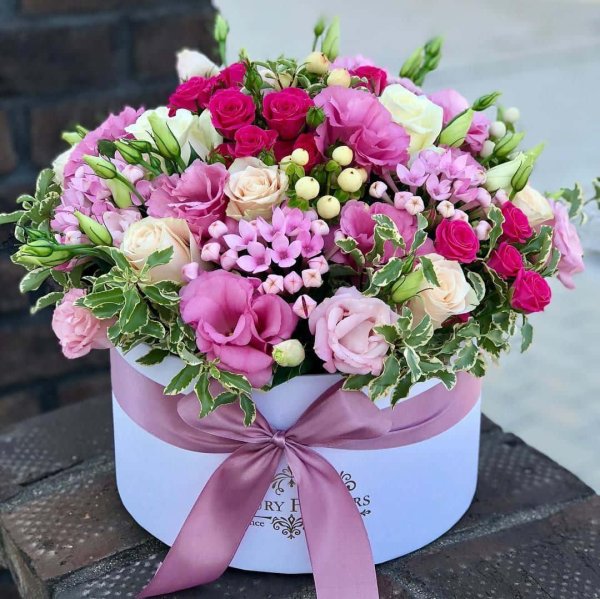 букет в коробочке