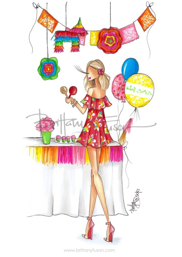 модная иллюстрация