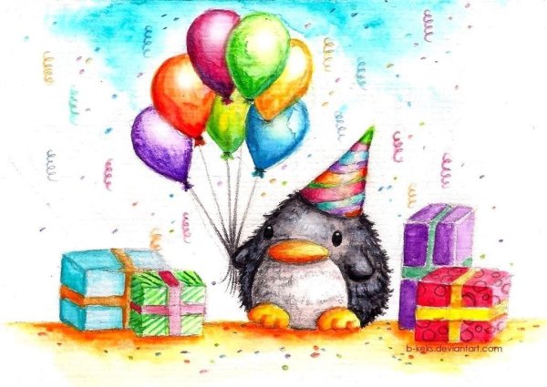 милые рисунки пингвинов