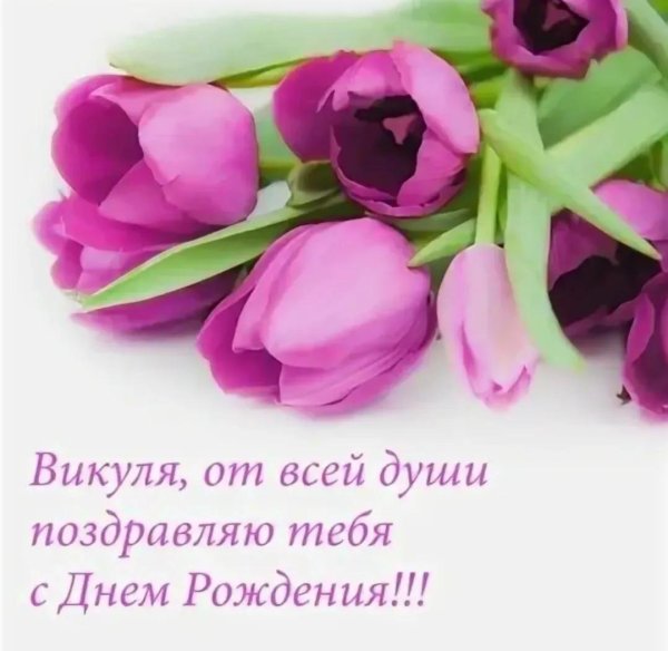 поздравление с днём рождения викуля