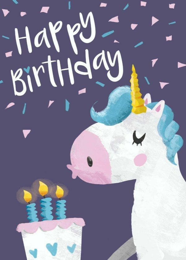happy birthday unicorn