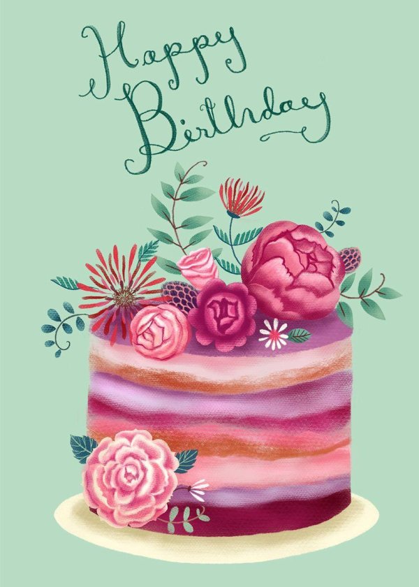 поздравительная открытка