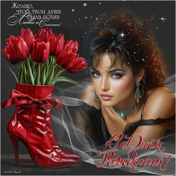 красивая открытка женщине
