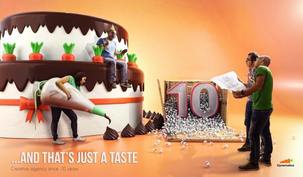 реклама торта