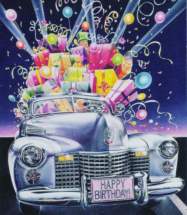 открытка ко дню рождению