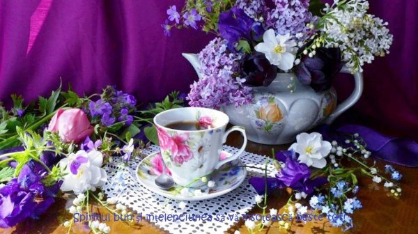 доброе сиреневое утро