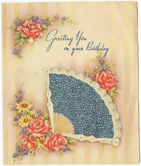 открытка винтажная