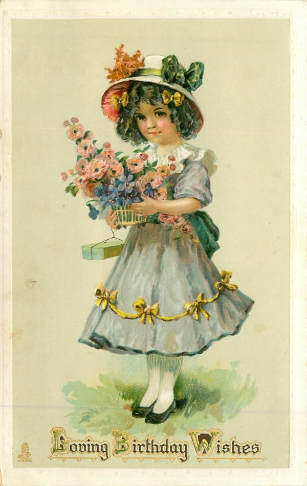 винтажная открытка