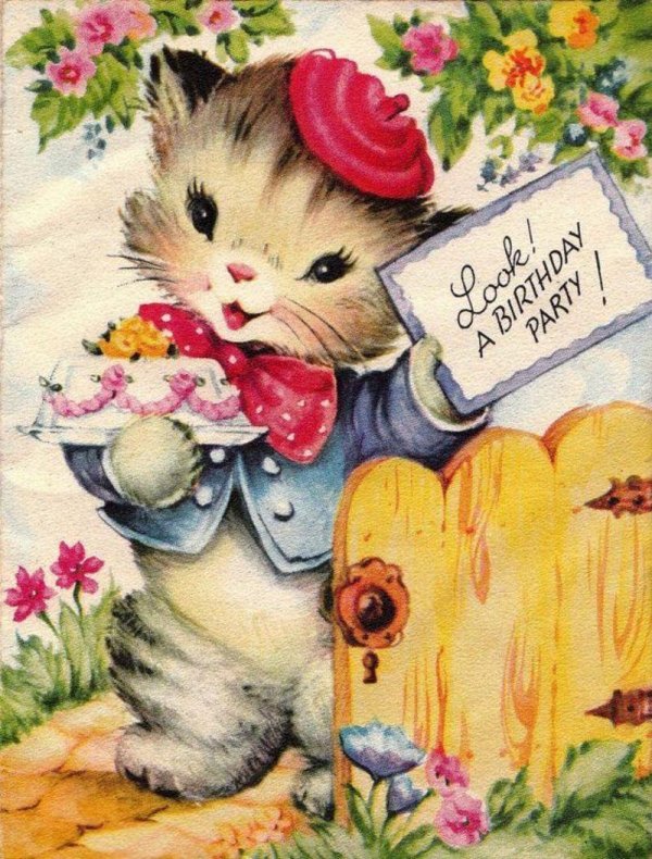 открытка винтажная