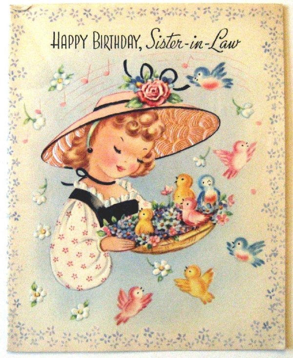 винтажная открытка