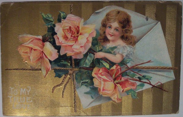 винтажные валентинки