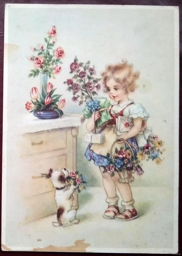 винтажные иллюстрации