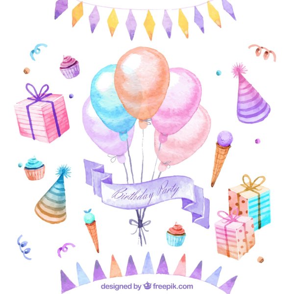 акварельные шарики