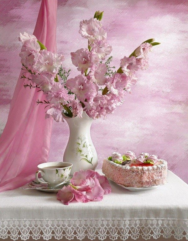 нежный натюрморт