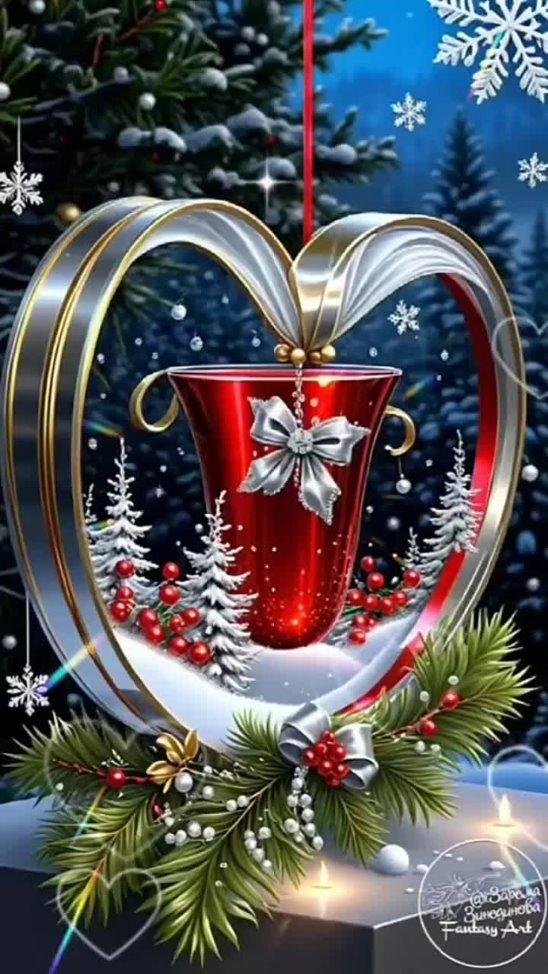 новогоднее открытки