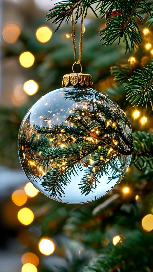 шар на елке