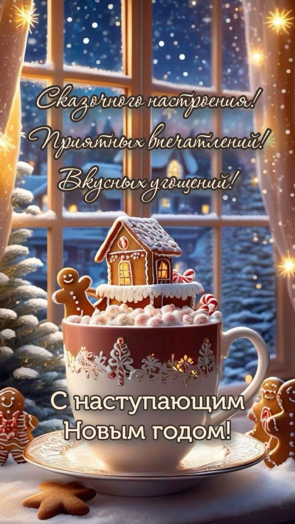 с наступающим новым годом красивая