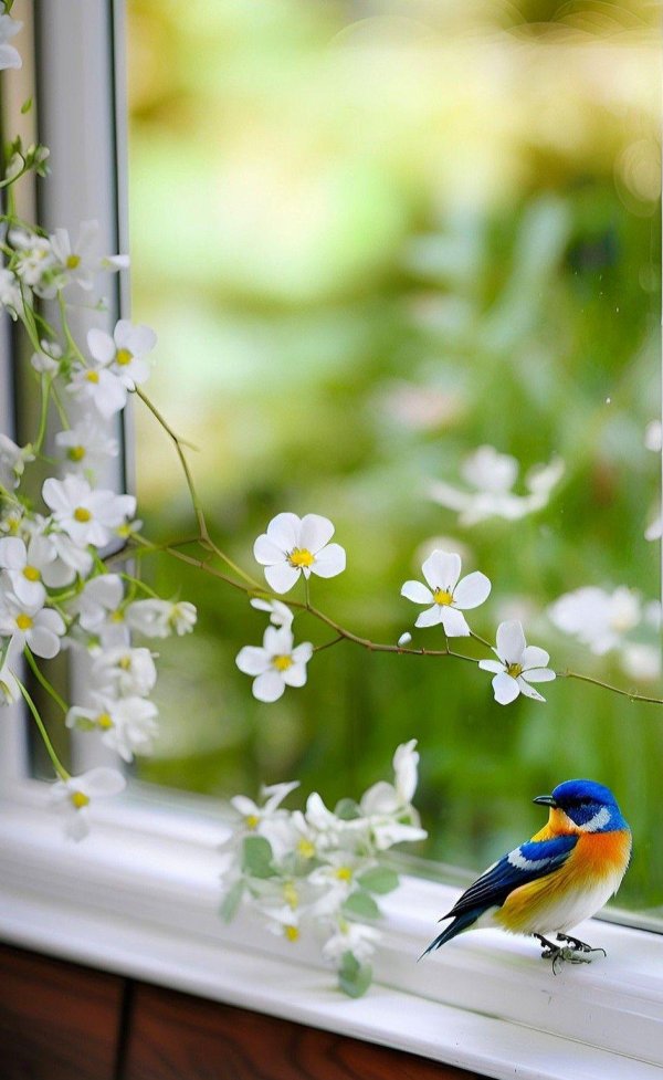 весенние птички