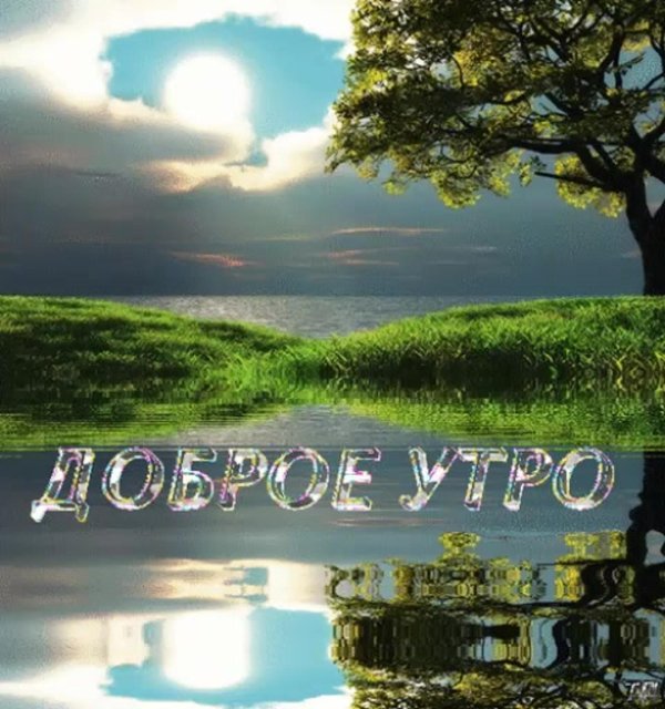 с добрым утром с природой