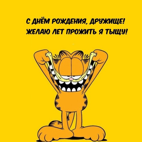 с днем рождение дружище
