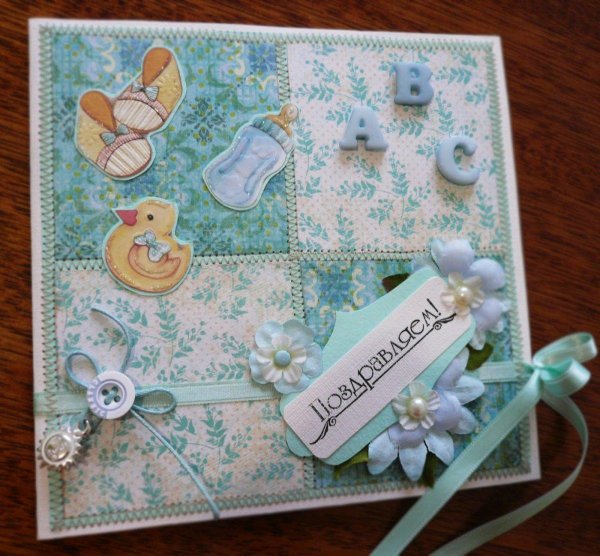 скрапбукинг альбом для новорожденного мальчика