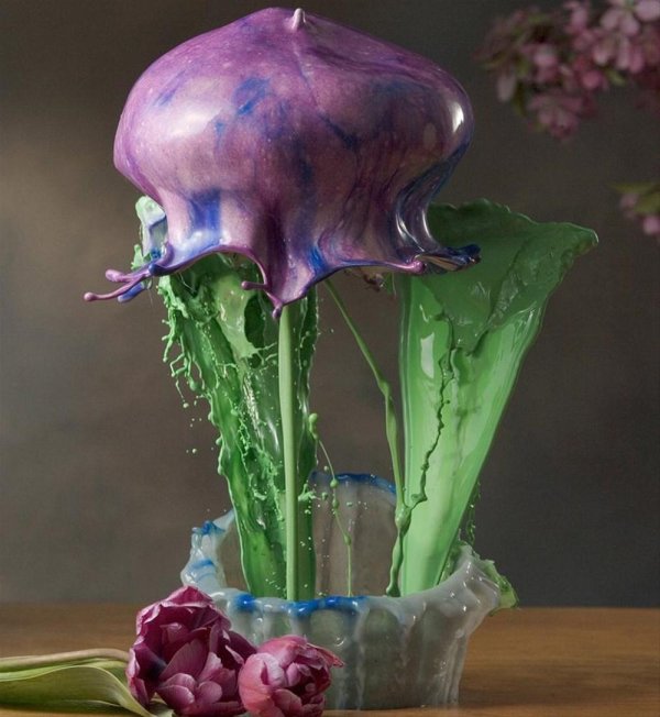 цветок из воды